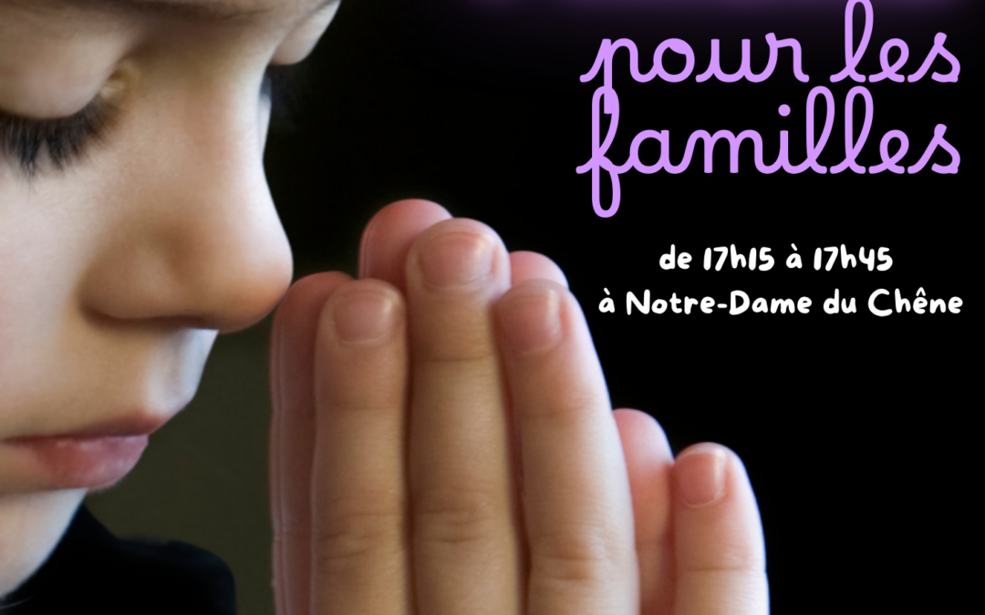 Petite école de prière pour les familles