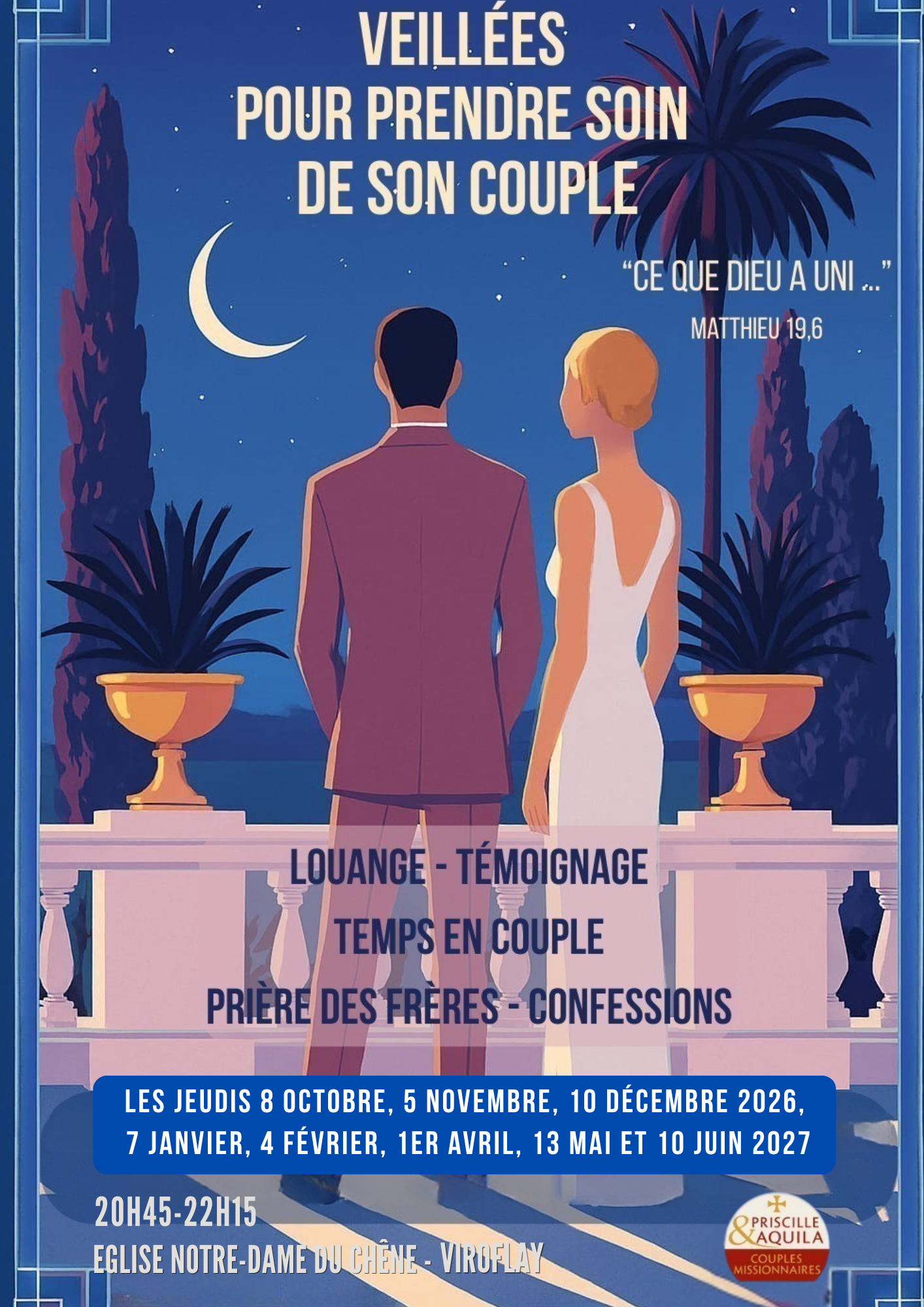 Veillée pour couples Affiche (210 × 297 mm)-2