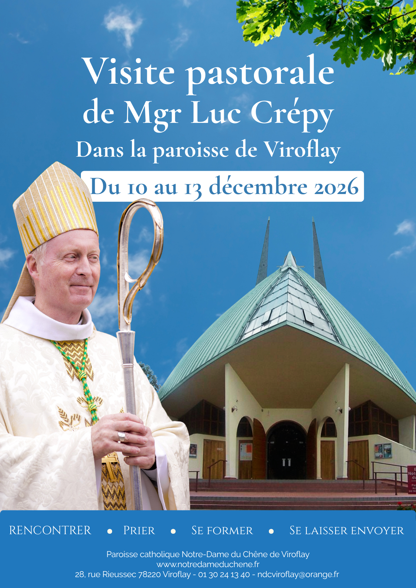 Après la visite du Pape, celle de notre évêque ! édito de l’abbé Bruno Bettoli – Dominicale du 18 octobre 2026